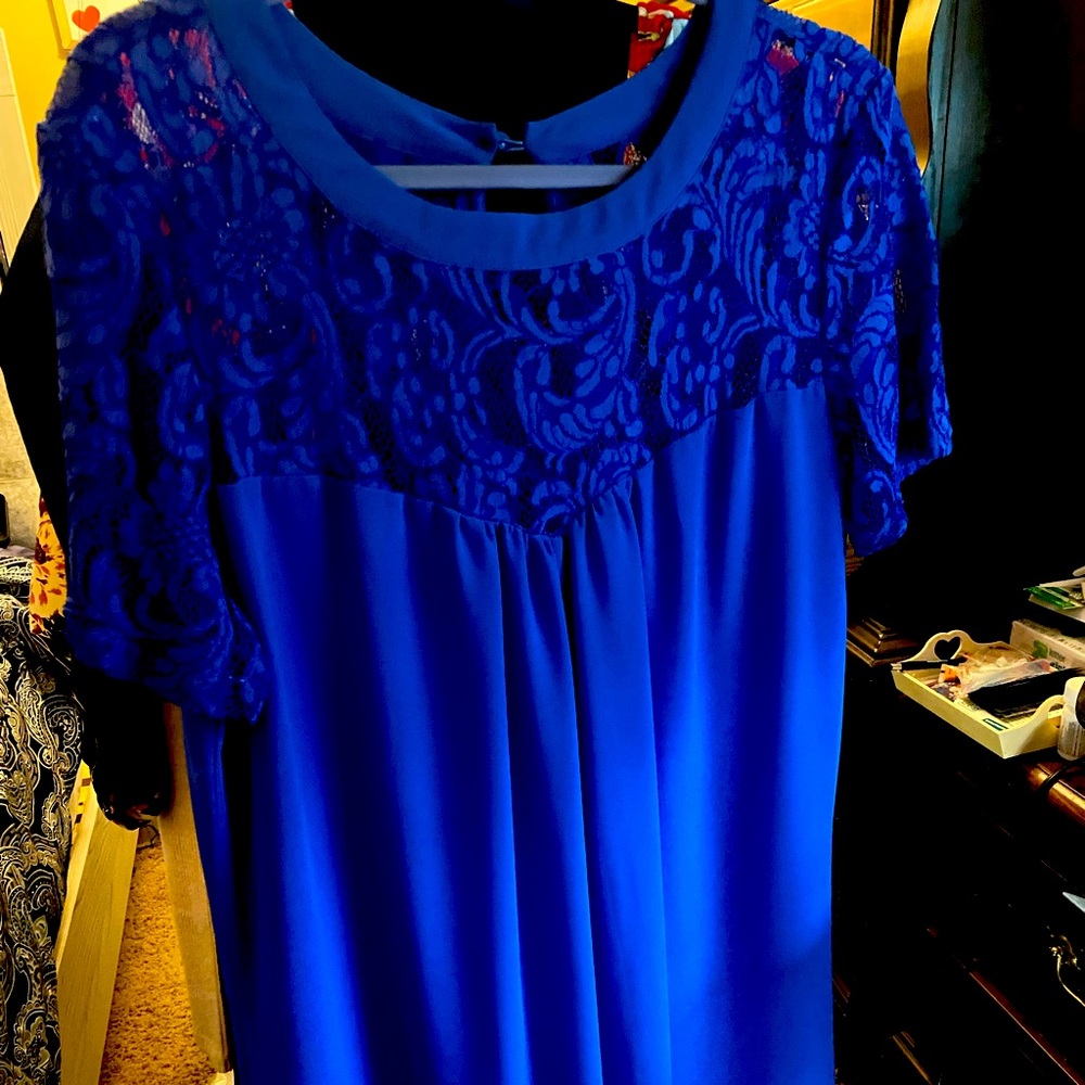 Gorgeous Blue Lace Dress